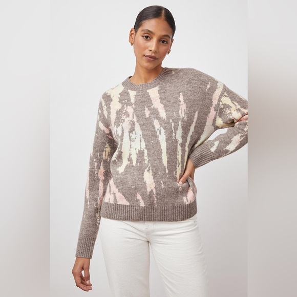 Rails Sweaters - Rails Virgo Sweater Grey Tie Dye NWT Sz S